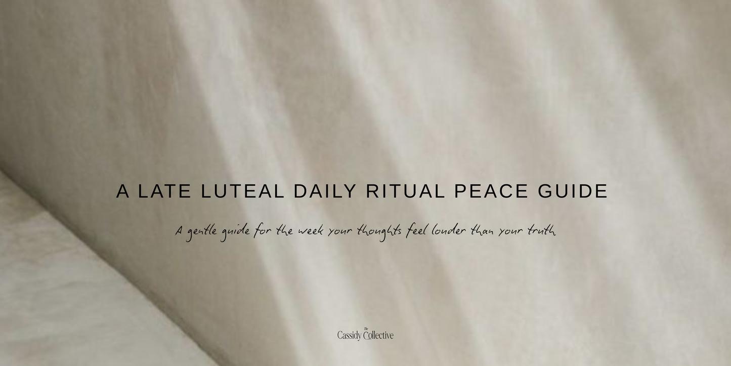 Late Luteal Phase Daily Ritual Practice - Instant Free Download